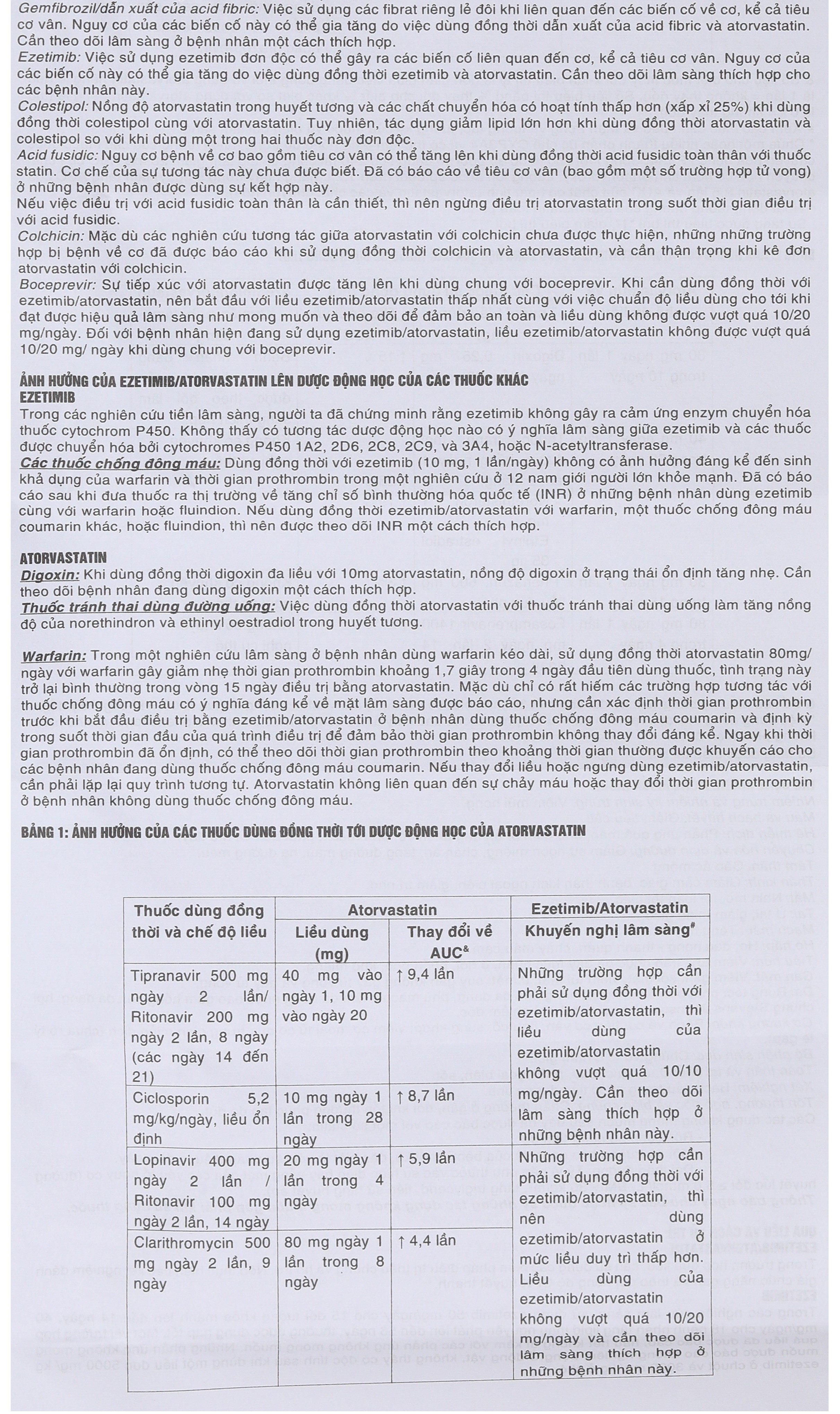 Atorvastatin+Ezetimibe 5A Farma 20+10mg phòng ngừa biến cố tim mạch (3 vỉ x 10 viên) - 12